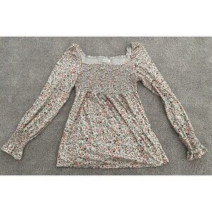 Coolmee Floral Off-Shoulder Top Size Small